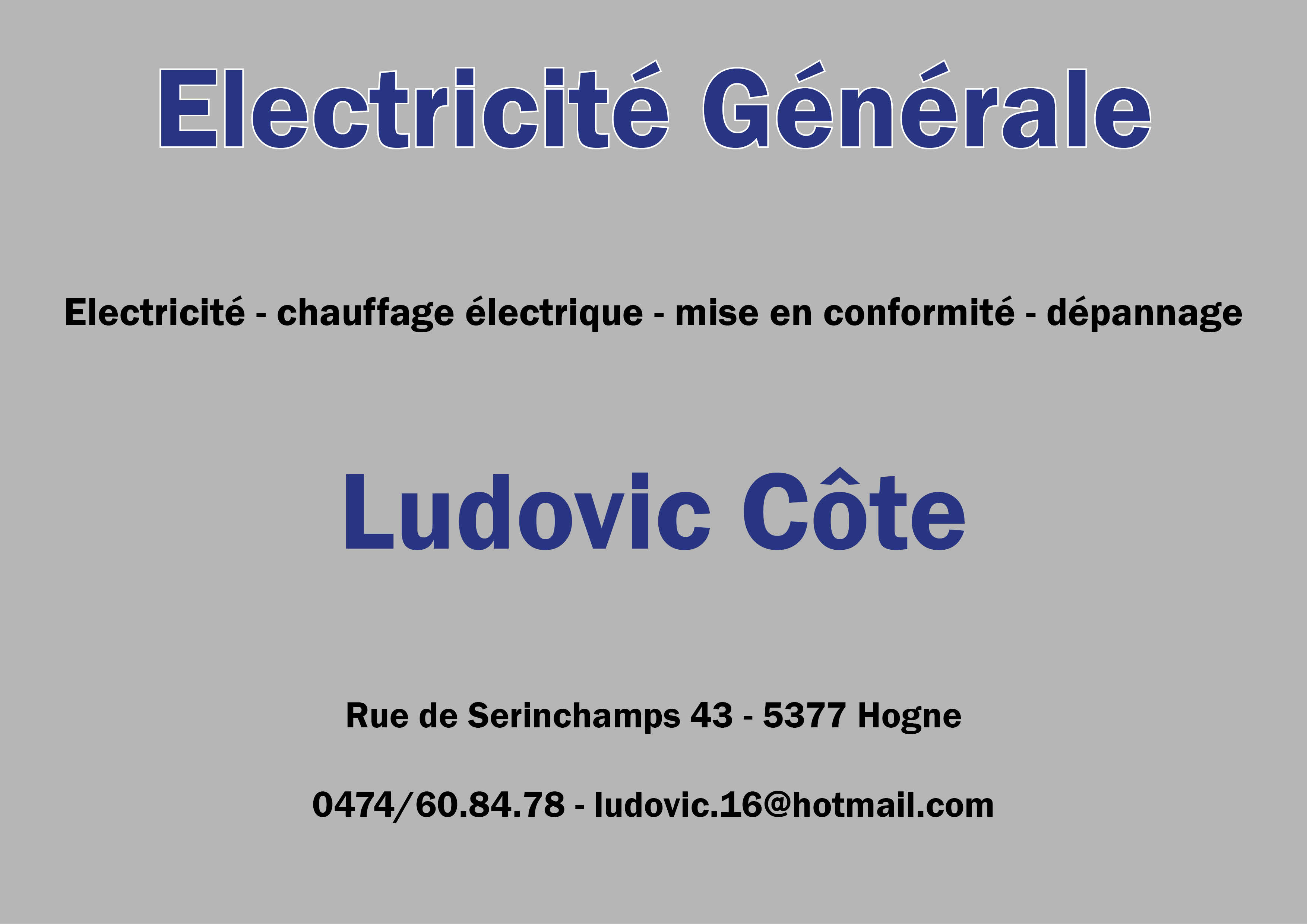 Electricité Ludovic Côte