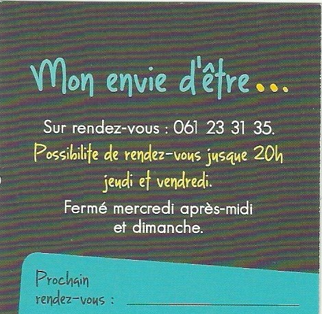 Mon envie d'être
